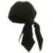 Deluxe Series Head Wraps- Solid Black W12S15F