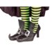 Womens Funky Witch Costume Shoe Covers