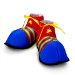 Jumbo Clown Shoes Rainbow Stripes Halloween Costume