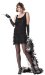 California Costumes Women's Fashion Flapper Costume,Black,X-Large