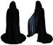 Lined Black Velvet Cloak - Medieval Renaissance Costume by Artemisia Designs