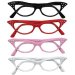 Rhinestone Cat Eye 50s Party Glasses in Many Colors