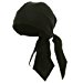 Deluxe Series Head Wraps- Solid Black W12S15F