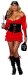 Dreamgirl Women's Pirate Costume available in PLUS, Red/Black, Large