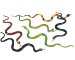 12 Rubber RAINFOREST Snakes/14' Rain Forest Snake Figures/PARTY Favors/NATURE Toys/Anaconda/BOA Constrictor/Rattle/CORAL/Viper