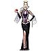Leg Avenue Disney 3Pc.Evil Queen Includes Dress Belt and Crown Head Piece, Black, Small