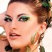 ENVY Xotic Eyes Green Glitter Professional Make Up Dancer Costume St Patricks Day
