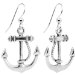 Nautical Anchor Dangle Earrings