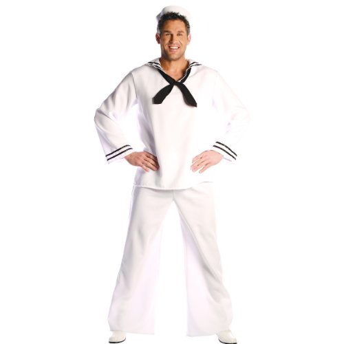 Anchors Aweigh Sailor Adult Halloween Costume Size Standard