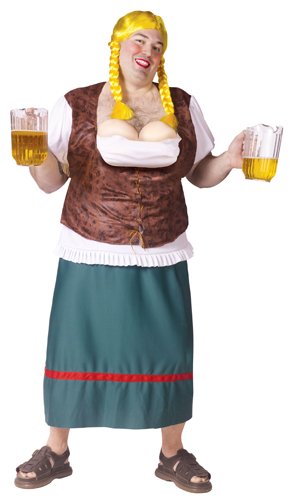 Bavarian Beauty with Beer Tap Bust Costume – Plus Size – Chest Size 48-53