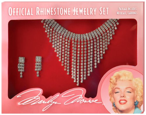 California Costume Women’s Marilyn Jewelry Set, Silver, One Size