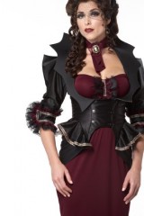 California-Costumes-Lady-Of-The-Manor-BlackBurgundy-Medium-Costume-0-9