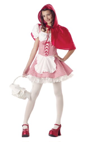 California Costumes Women’s Miss Red Riding Hood Costume,Red/White,3-5