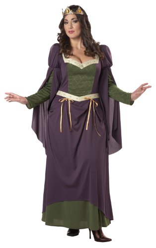 California Costumes Women’s Plus-Size Lady In Waiting Plus, Purple, 3X