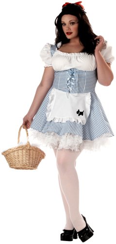 California Costumes Women’s Plus Size-Storybook Sweetheart, Blue/White, 2XL (18-20) Costume