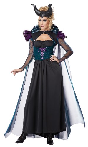 California Costumes Women’s Storybook Sorceress Adult, Black/Purple, Medium