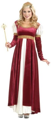 Charades Womens Camelot Renaissance Dress Halloween Costume M