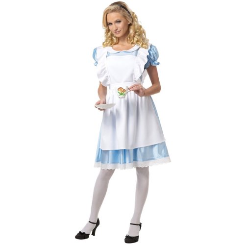 Classic Alice in Wonderland Costume – Large – Dress Size 10-12