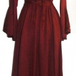 DR003-Vampire-Gothic-Costume-Rayon-Satin-Renaissance-Dress-Brown-2X-0-3