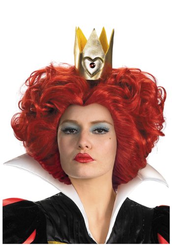 Disguise Costumes Women’s Queen Wig,Red,One Size- Adult