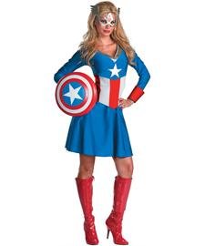 Disguise Unisex Adult Classic American Dream, Red/White/Blue, Large (12-14) Costume