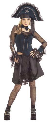 Drama-licious Pirate Queen Young Adult (Teen) Halloween Costume Size 2-6