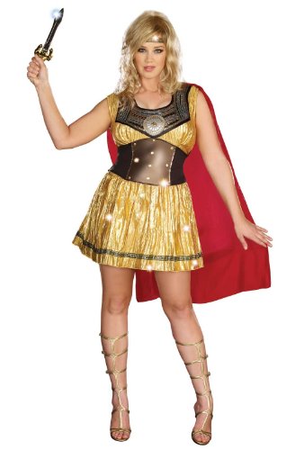 Dreamgirl – Golden Warrior Adult Plus Costume