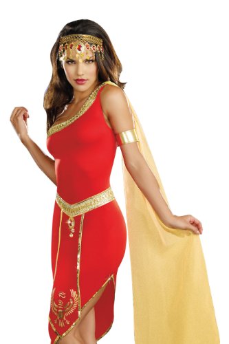 Dreamgirl Queen Of De Nile, Red, Extra Large