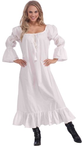 Forum Novelties Women’s Medieval Chemise Costume Accessory, White, One Size