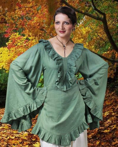 Helena Ruffled Blouse (Medium)