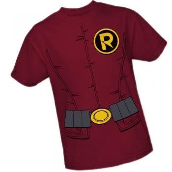 Robin Costume — DC Comics – The New 52 Adult T-Shirt, XXX-Large