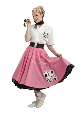 Rubie’s Costume 1950’S Poodle Skirt, Pink, Large Costume