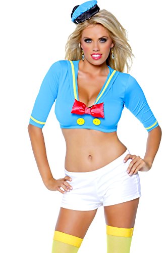 3WISHES Women’s Hottest Sexy Donna Duck Halloween Costume