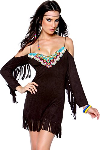 3WISHES Women’s Hottest Sexy Montana Indian Halloween Costume