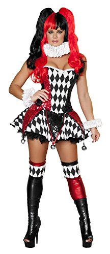 ABS-PROP® Women’s Hot Sexy Court Jester Cutie Cosplay Costume