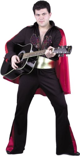 Adult Black Rock Star Costume Color: Black