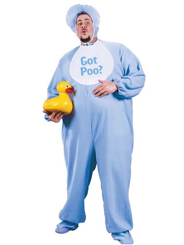 Adult Plus Size PJ Jammies Costume – Blue