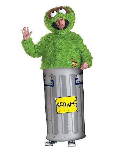 Adult Sesame Street Oscar the Grouch Costume