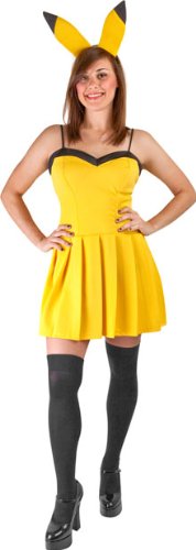 Adult Sexy Pikachu Halloween Costume (Size: X-Small 2-4)
