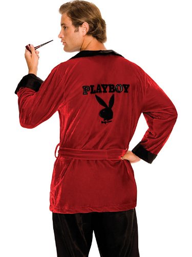 Adult’s Large Playboy Hugh Hefner Costume Jacket Robe