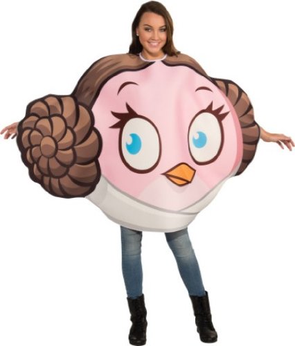 Angry Birds Star Wars Princess Leia Adult Costume, Multicolor, One Size