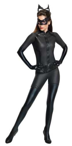 Batman The Dark Knight Rises Grand Heritage Deluxe Catwoman Costume, Black, Medium