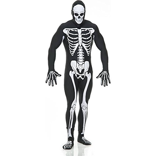 Black Skeleton Bodysuit Adult Costume