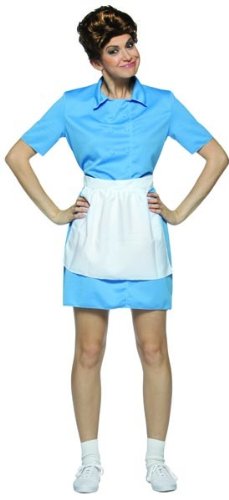 Brady Bunch Alice Costume – One Size – Dress Size 6-10