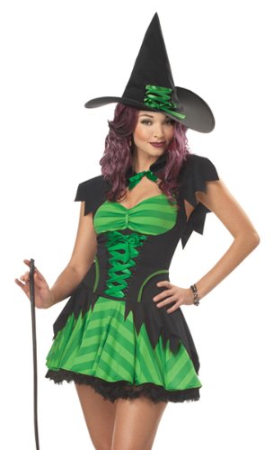 California Costumes Women’s Hocus Pocus Costume, Black/Green,Medium