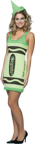 Crayola Tank Dress Costume – Small/Medium – Dress Size 4-10