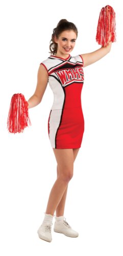 Glee Adult Cheerleader Costume, Standard Color, Standard