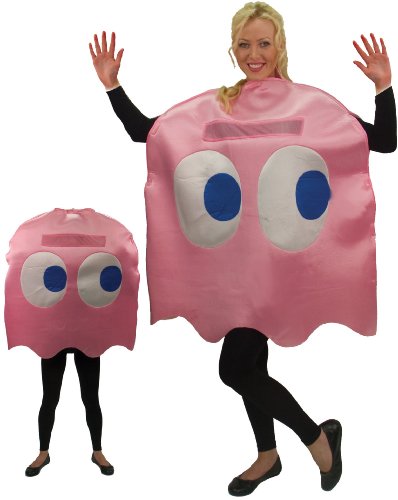 Adult Deluxe Pac Man Pinky Costume