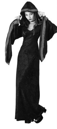Rubie’s Costume Adult Midnight Priestess Costume, Large, Black